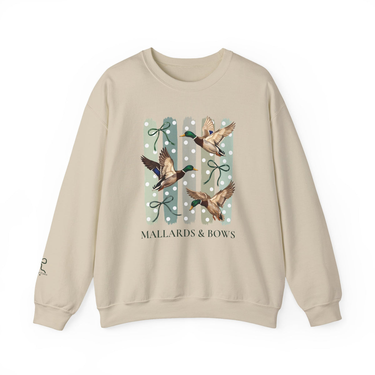 Mallards & Bows Duck Hunting Crewneck Sweatshirt
