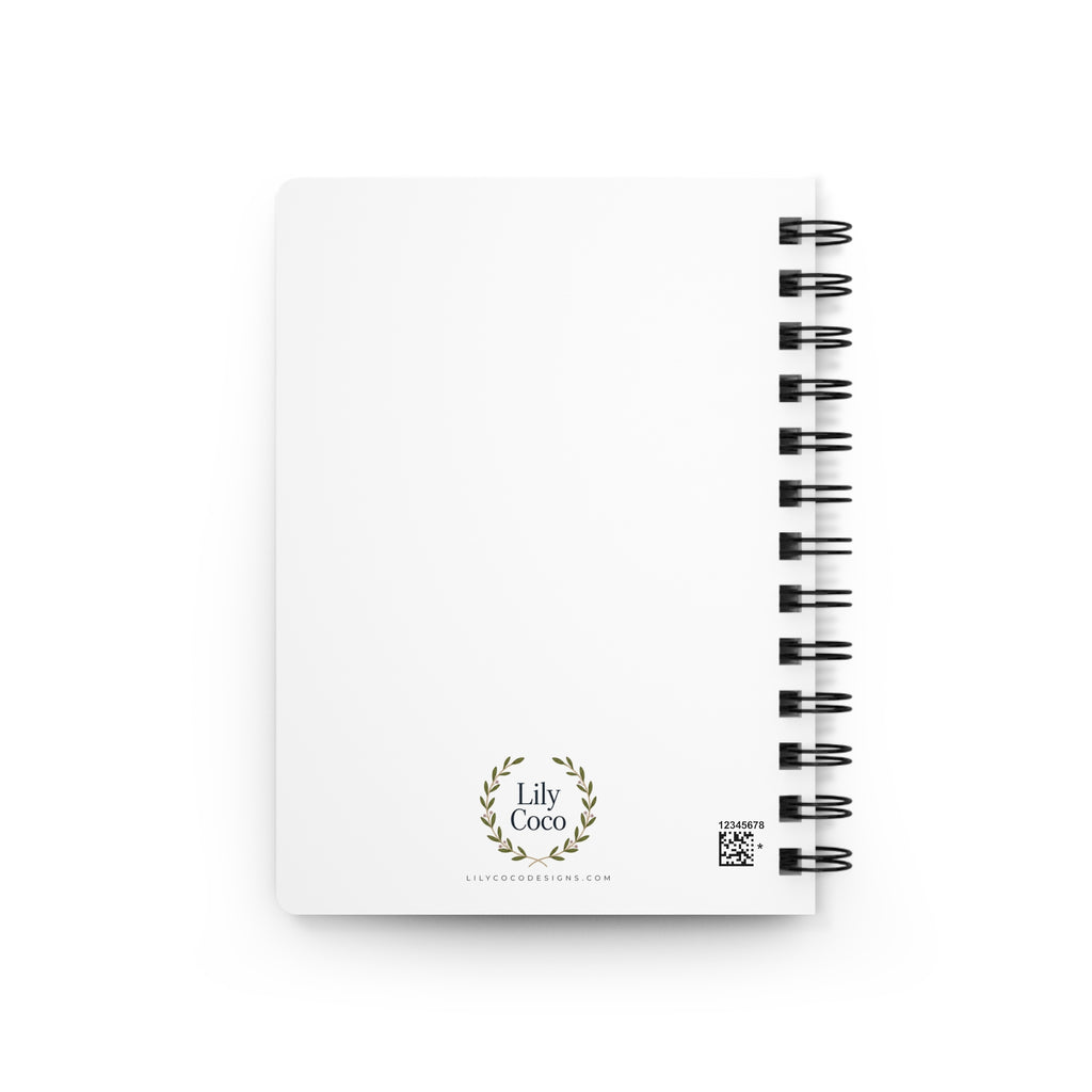 Floral Daily Journal — 'Bloom Where You Are Planted' Spiral Notebook