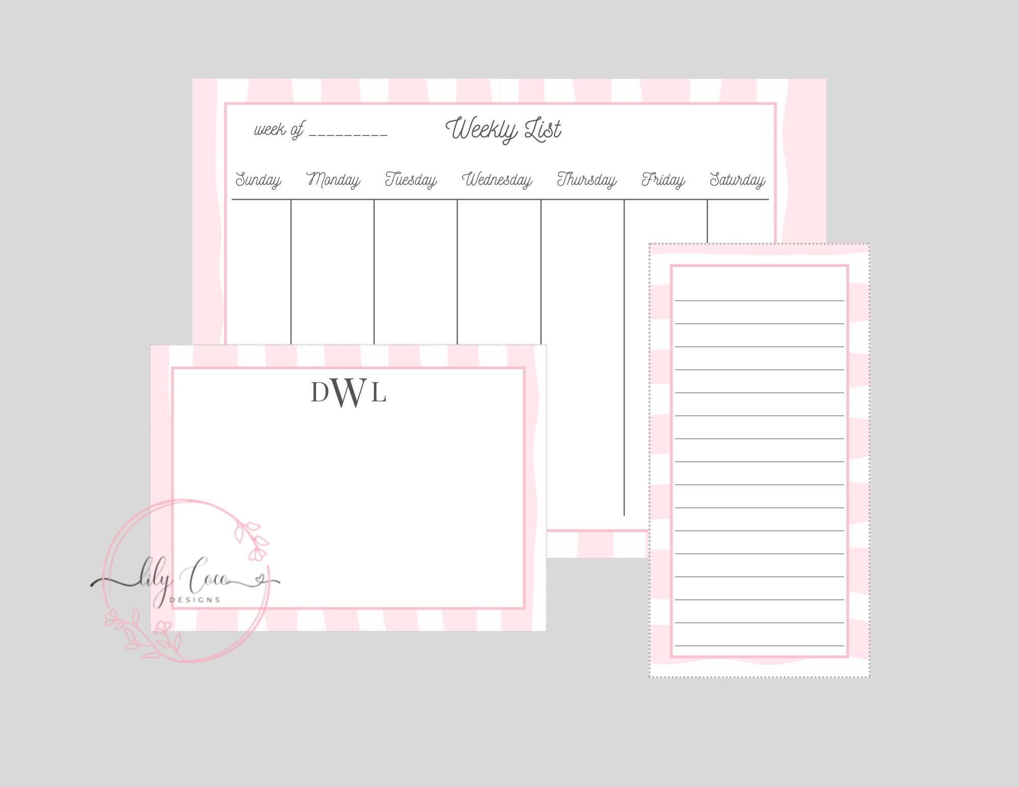 Weekly Planner Bundle