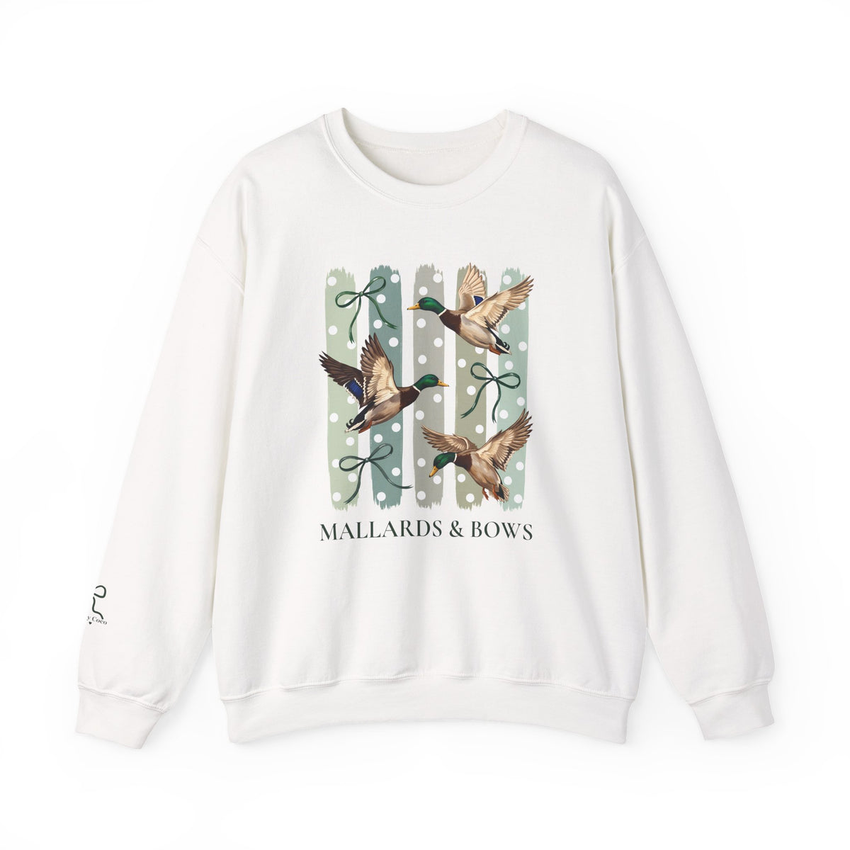 Mallards & Bows Duck Hunting Crewneck Sweatshirt