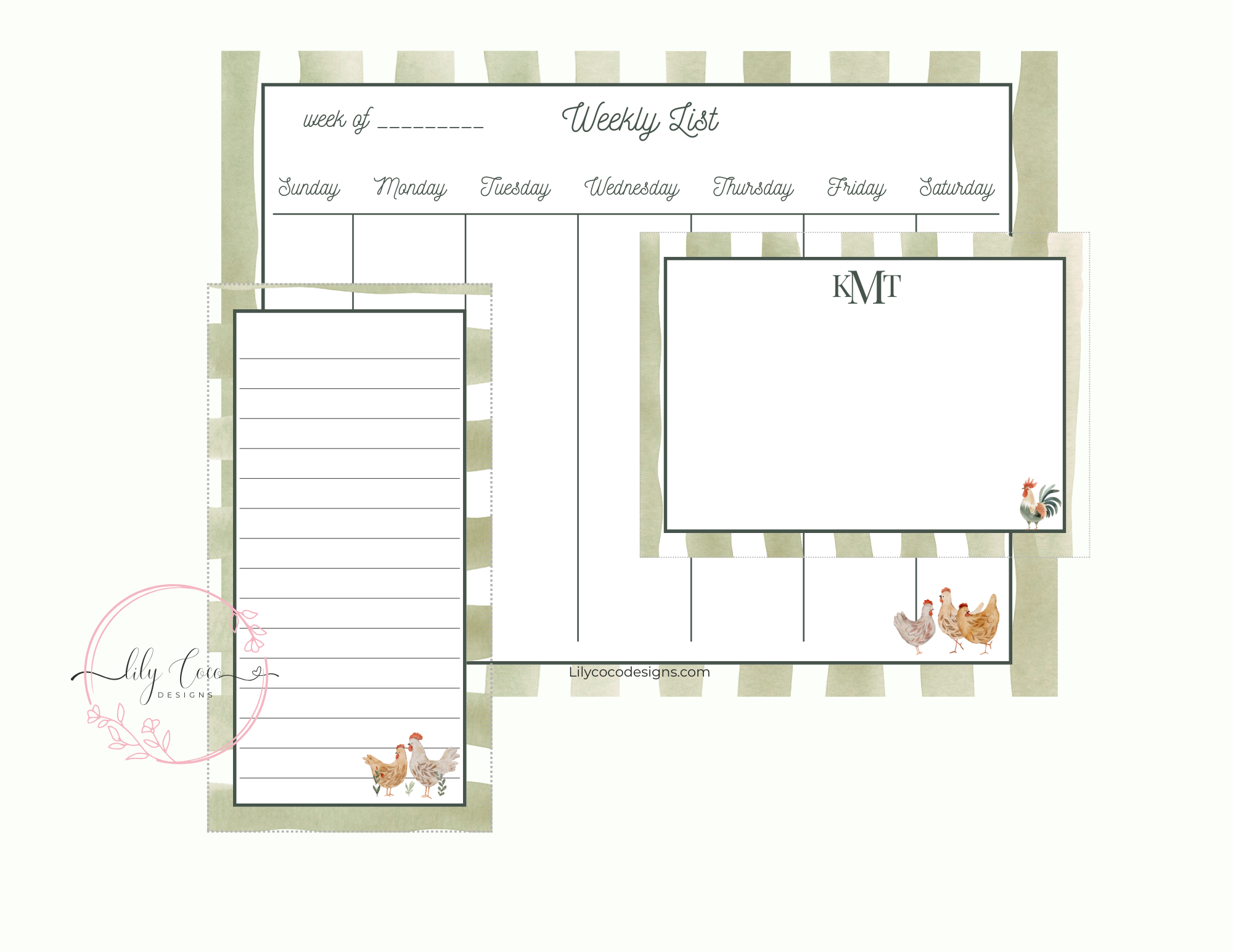 Weekly Planner Bundle