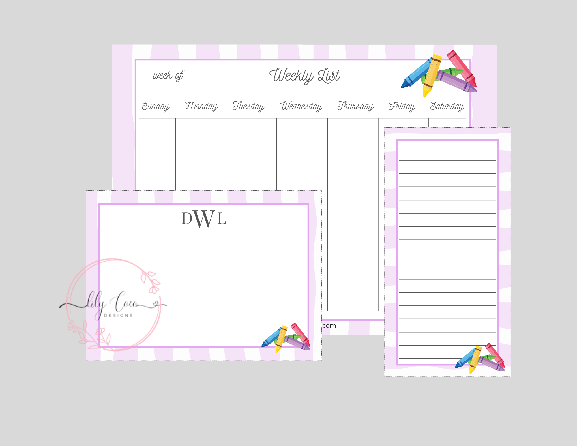 Weekly Planner Bundle