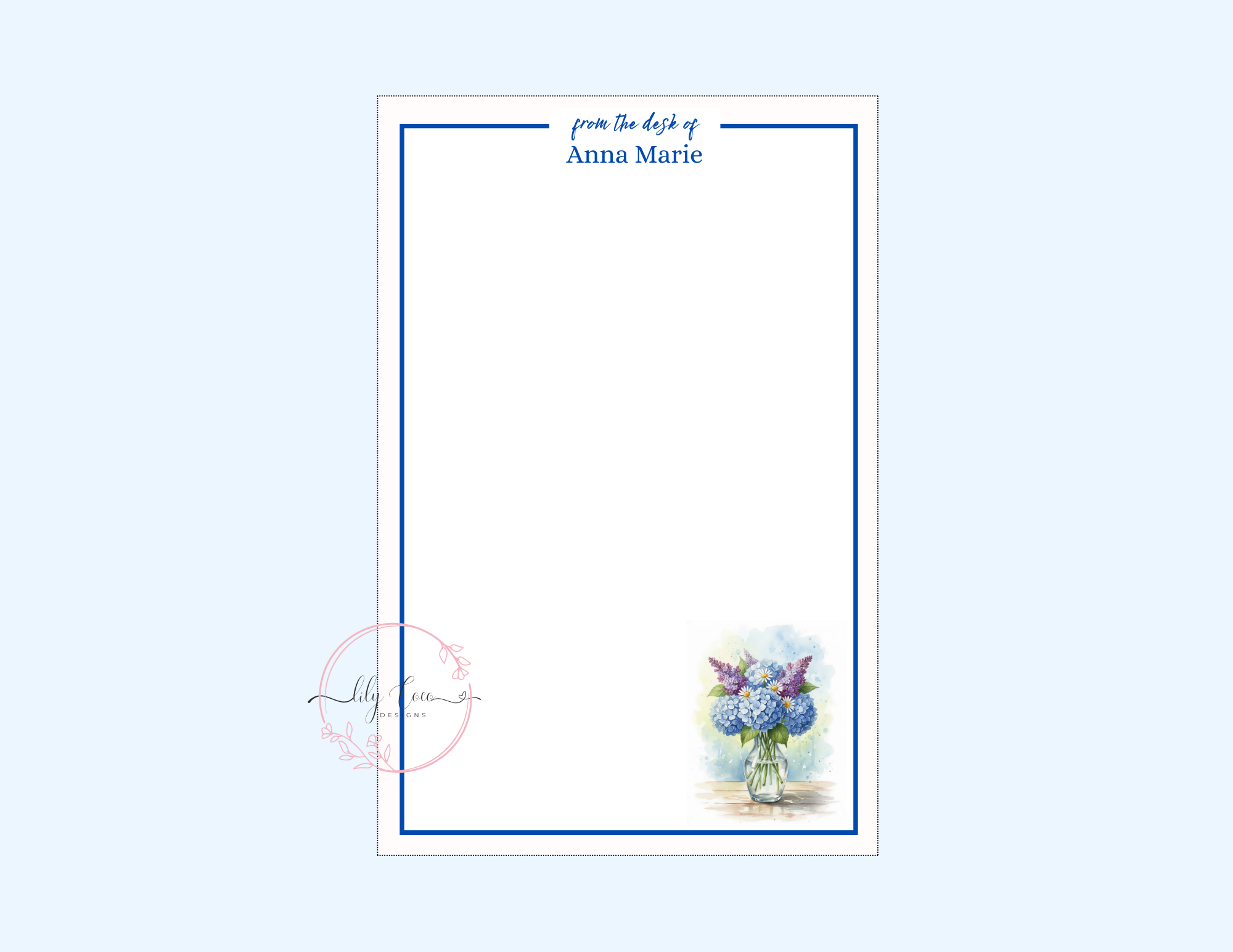 Customizable Notepad