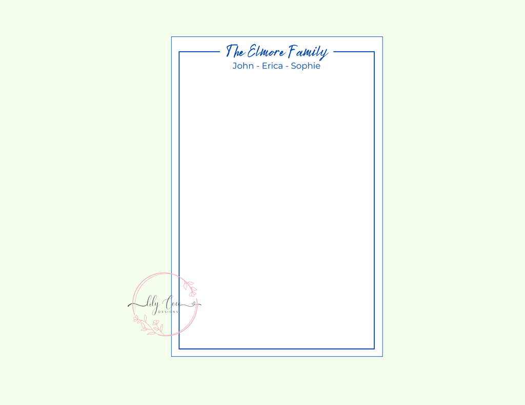 Customizable Notepad