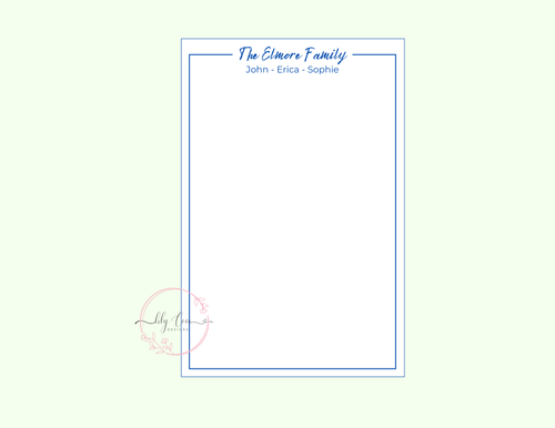 Customizable Notepad